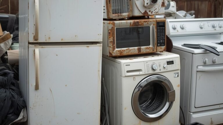 Washer and household appliance removal